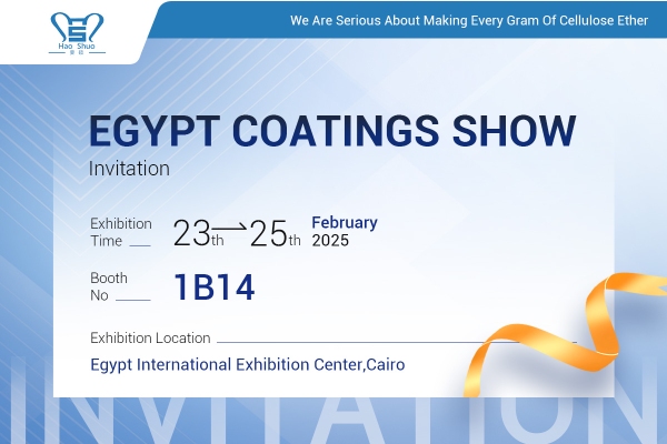 Haoshuo appears at the 2025 Middle East Coatings Show, leading the new trend of building materials additives